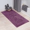 Hastings Home 100-percent Cotton Bath Mat Plush 24x60 Long Bathroom Runner Reversible Washable Rug (Eggplant) 420996SSV - alternate 1